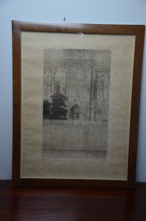 Jules De Bruycker - "Notre Dame Paris - façade méridionale" 1926 kopen? Bied vanaf 350!