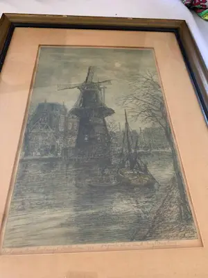 Eugene Rensburg - Molen de Hoop Coolsingel Rotterdam 1910 kopen? Bied vanaf 28!