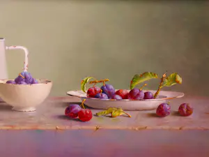 Hans Habraken - Stilleven met Pruimen kopen? Bied vanaf 895!