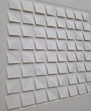 Henk van der Plas - bijzondere jaren 60 ZERO-ART constructivistische karton collage (vaag)gesigneerd kopen? Bied vanaf 181!