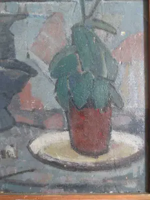 Cornelis Dirk Ven - Stilleven Pot en Test 1953 kopen? Bied vanaf 80!