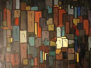 Frans Simons - Skyline verkocht voor € 120!