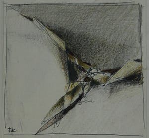 Fon Klement - 2 Tekeningen , schetsen - 1987 kopen? Bied vanaf 50!