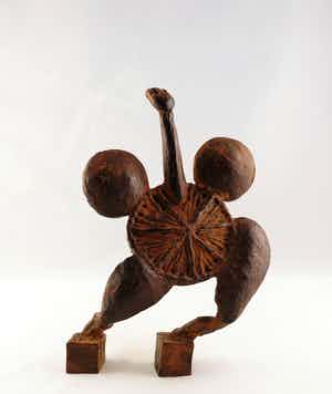 Emile van der Kruk - Brons, Sinaasappel verkocht voor € 120!