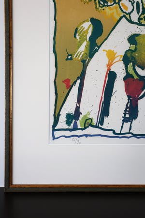 Pierre Alechinsky - Les Vulcanologies nr VI kopen? Bied vanaf 495!