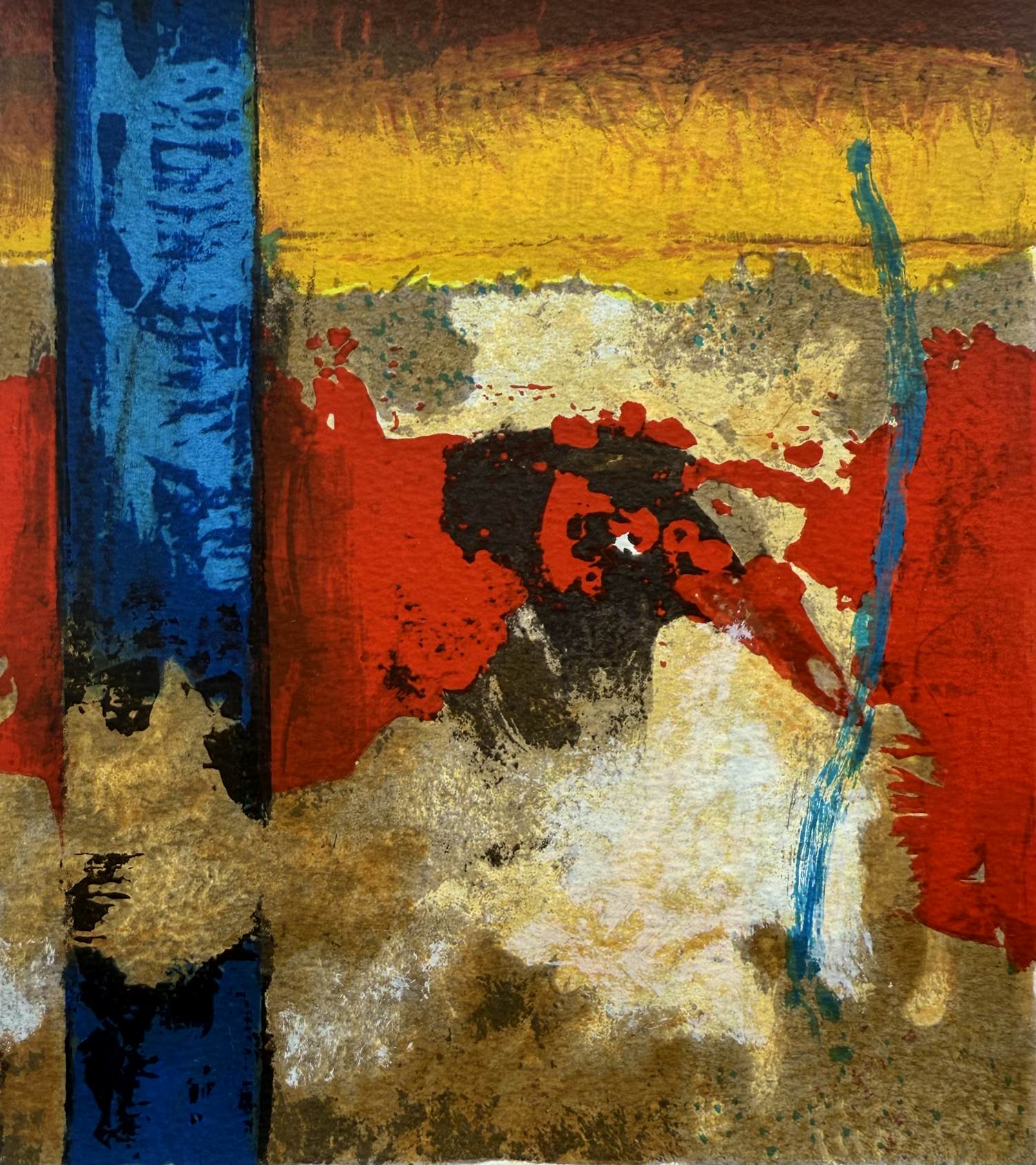 Hans Vanhorck - handgesigneerde zeefdruk | 'The broken chain' | 1996 kopen? Bied vanaf 10!