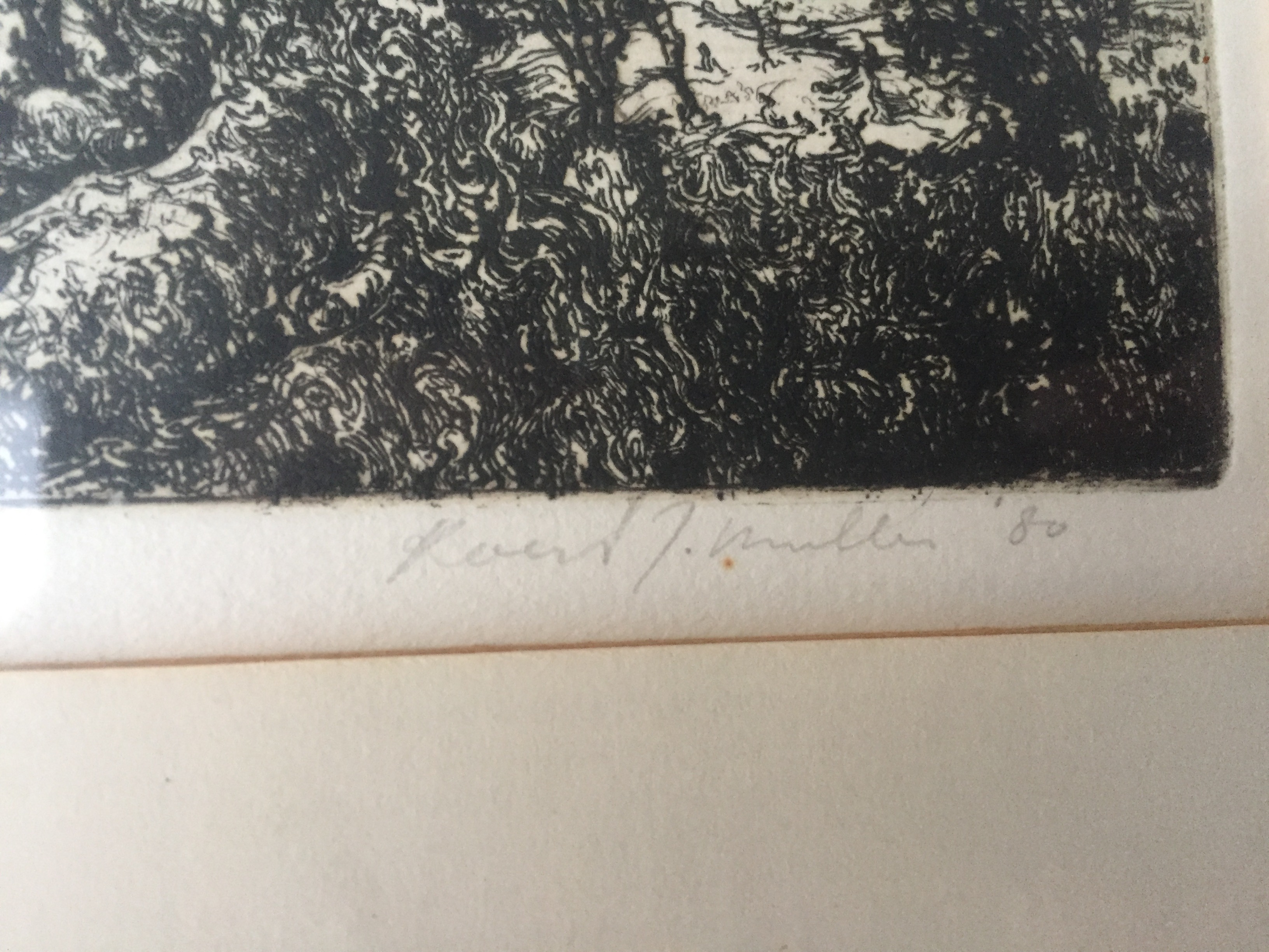 Koert Jan Muller - Landschap met tak kopen? Bied vanaf 1!