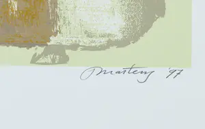 Jan Martens - Zeefdruk en flockdruk, Zonder titel kopen? Bied vanaf 1!