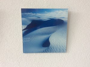 Niet of onleesbaar gesigneerd - Blauw landschap kopen? Bied vanaf 10!