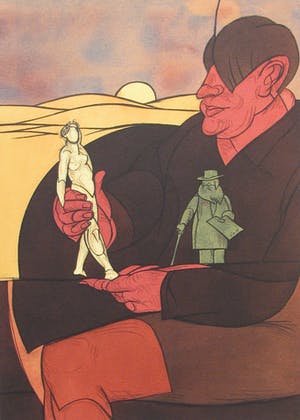 Valerio Adami - Het beeldje kopen? Bied vanaf 1!