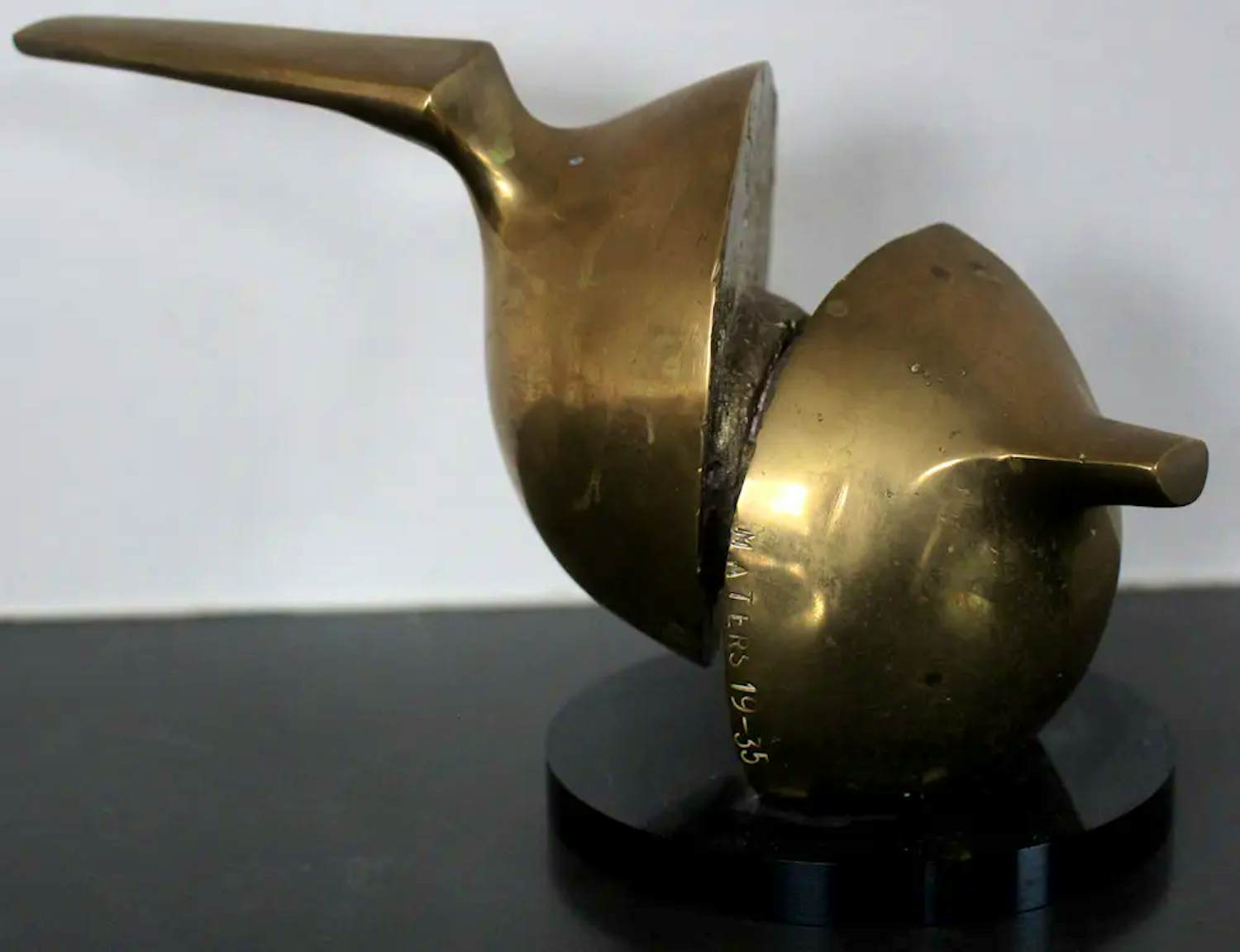 AcheterWout Maters - Bronzen beeld: abstracte compositie - 1983? Enchérissez de 699!