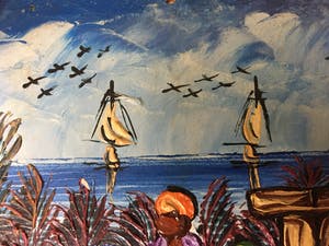 Paul Permeke - [Straat/marktscène bij het water]. kopen? Bied vanaf 300!