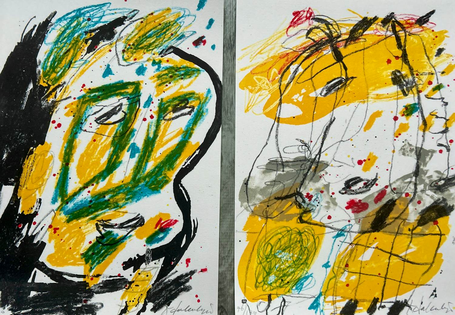 Kees Salentijn - 2x zeefdruk Kees Salentijn kopen? Bied vanaf 38!