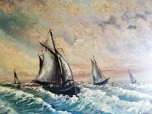 Robert L. Struve - Zeilboten op zee verkocht voor € 50!