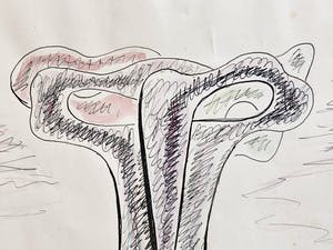 Koos van Vlijmen - Twee abstracte composities 1948 kopen? Bied vanaf 20!