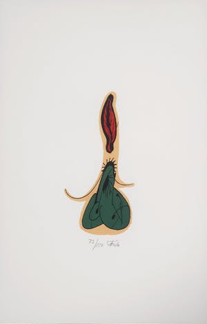 Frits Kloppers - Zeefdruk, Erotische voorstelling kopen? Bied vanaf 1!