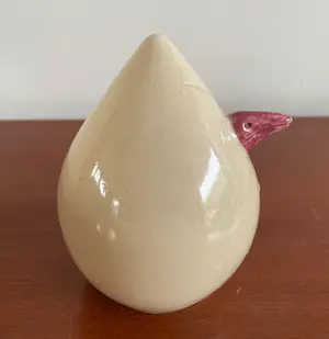 Niet of onleesbaar gesigneerd - Kunst keramisch ei object kopen? Bied vanaf 1!