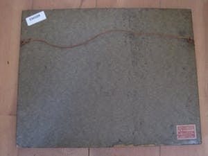 Johanna van Deventer - omstreeks 1920 - Houtsnede/Handdruk - Boerderij bij schemering - gesigneerd kopen? Bied vanaf 5!