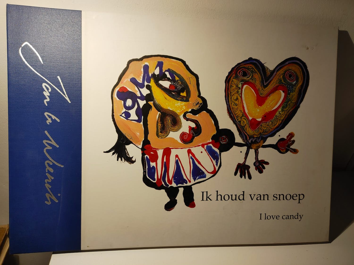 Jan te Wierik - Jan te Wierik boek " Ik houd van snoep " met 4 kleurenlitho's kopen? Bied vanaf 50!