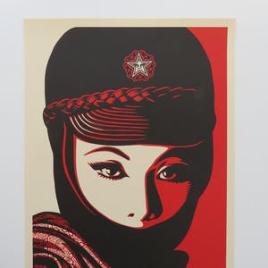 AcheterShepard Fairey - MUJER FATALE? Enchérissez de 1!