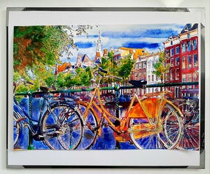 Elena Polyakova - Oranje fiets in Amsterdam kopen? Bied vanaf 65!
