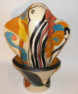 Maps Färber - Moleman - geglazuurd keramiek - Canope De Slang - UNICA - 075-B kopen? Bied vanaf 1!