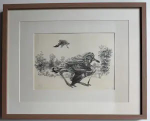 Peter Vos - handgesigneerde litho | 'Griel' | 1973 (De Luis) kopen? Bied vanaf 150!