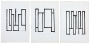 Siep van den Berg - Lot van drie abstracte composities kopen? Bied vanaf 1!