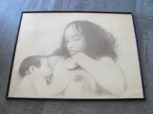 Aat Veldhoen - Moeder en kind. verkauft für € 30!