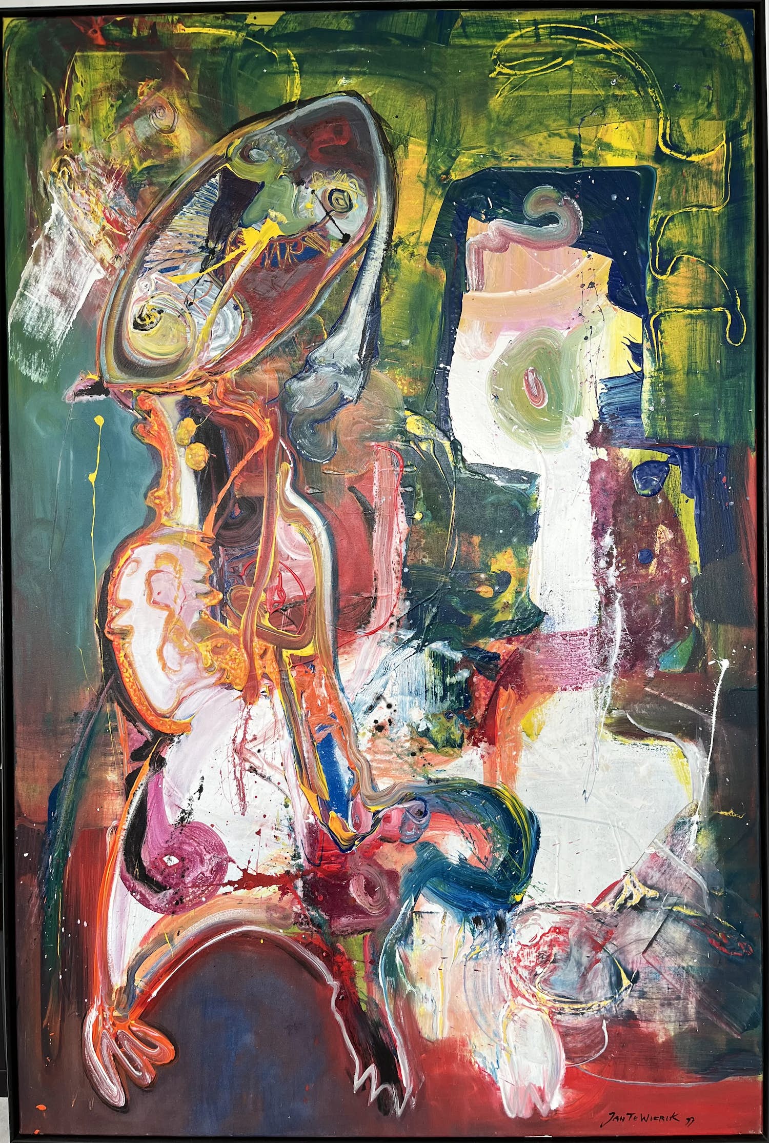 Jan te Wierik - Zonder titel verkocht voor € 5250!