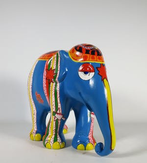 Corneille - Acryl op polyester, Elephant Parade kopen? Bied vanaf 500!