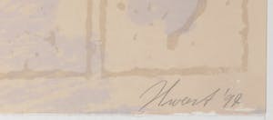 Herman van der Weert - Zeefdruk, Zonder titel - Ingelijst kopen? Bied vanaf 35!