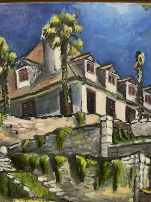 Buy Wiebe Bloemena - Villa bij Arthez d’Asson.? Bid from 300!