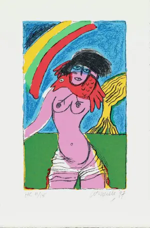 Corneille - 3 kleuren litho's en een boek: l'amour au jour le jour II - 1997 kopen? Bied vanaf 799!