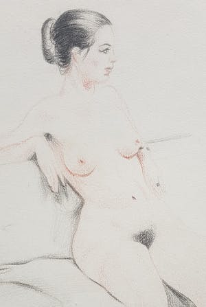 Pieter Pouwels - Pieter Pouwels 1910-1985originele gesigneerde tekening vrouwelijk naakt 1957 kopen? Bied vanaf 50!