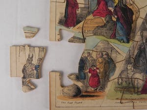 Curiosa - Antieke houten puzzel "Joseph and his Brethren" kopen? Bied vanaf 1!