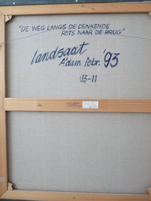 Hans Landsaat - De weg langs de denkende rots naar de brug kopen? Bied vanaf 295!