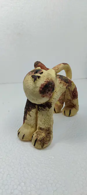 Niet of onleesbaar gesigneerd - BIFI schattige terra cat kopen? Bied vanaf 1!