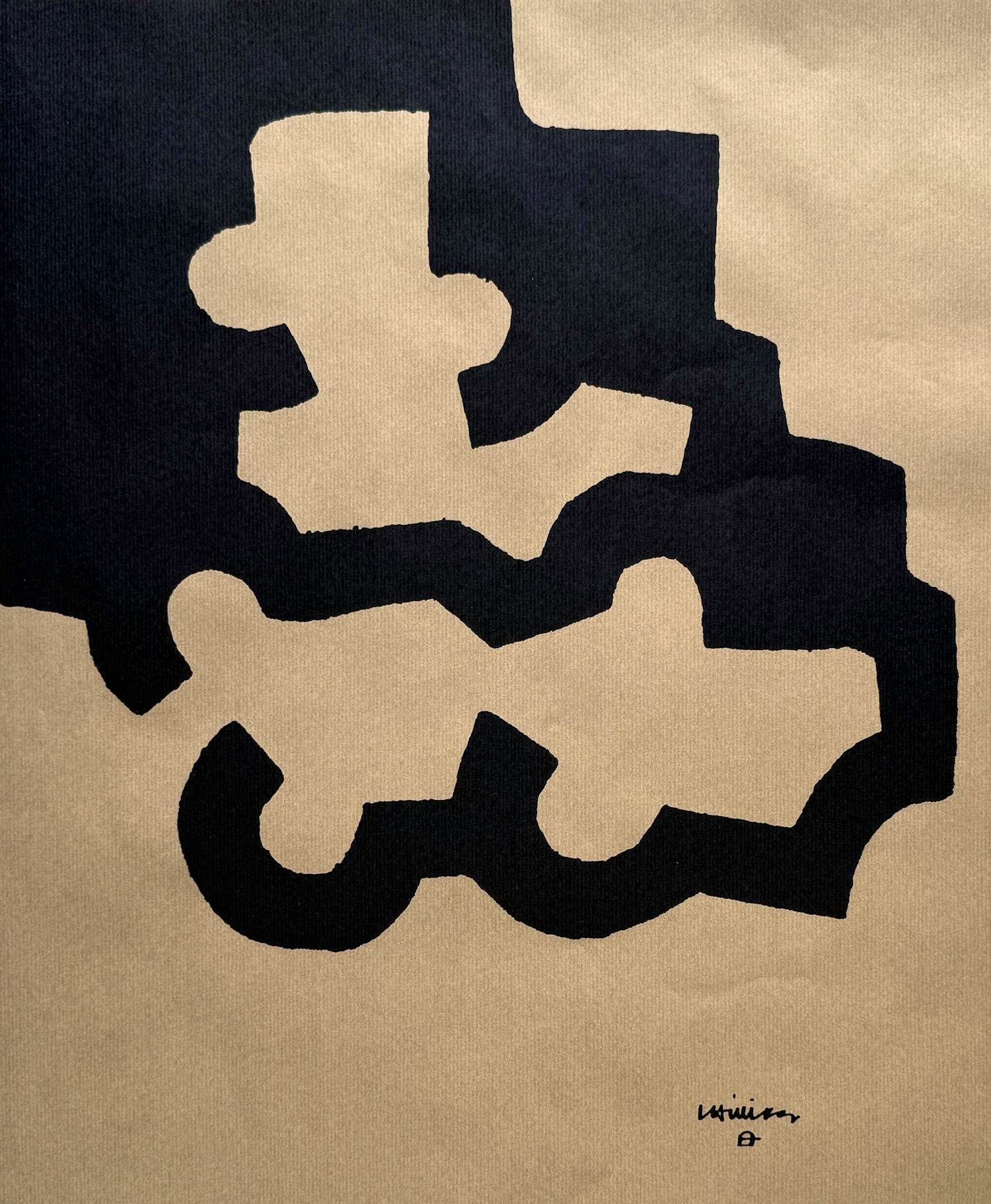 Eduardo Chillida - Offset-Lithographie auf Kraft-Papier 1980 kopen? Bied vanaf 120!