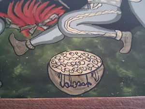 Władysław Walczak-Baniecki - Schilderij op glas - De struikroversdans kopen? Bied vanaf 100!