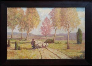 Niet of onleesbaar gesigneerd - olieverf - Walle Verden (Dld) - ingelijst - 20770 kopen? Bied vanaf 1!