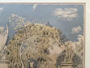 Charles Eyck - Park Parijs. Drukgesigneerd. kopen? Bied vanaf 39!