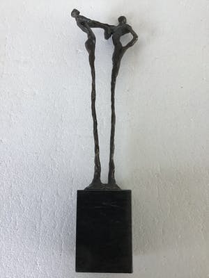 Corry Ammerlaan - “Dank” de Handdruk. Groot beeld 28 cm. kopen? Bied vanaf 1!