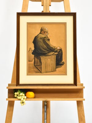 Gerard Krol - Man met pijp kopen? Bied vanaf 50!