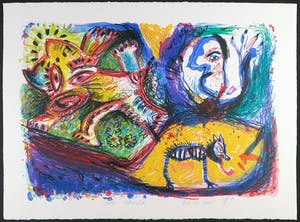 Rik van Iersel - & Albert Niemeyer - Kleurrijke litho kopen? Bied vanaf 1!