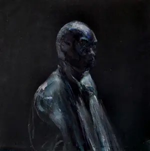 Sam Drukker - Black man, olieverf op doek kopen? Bied vanaf 1000!