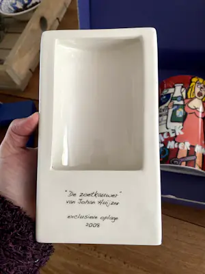 Johan Huijzer - Suiker en melkhouder schoonhoven keramiek van Johan Huijzer kopen? Bied vanaf 1!