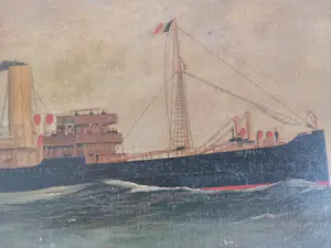 Niet of onleesbaar gesigneerd - Kustvaarder " peveril" kopen? Bied vanaf 10!