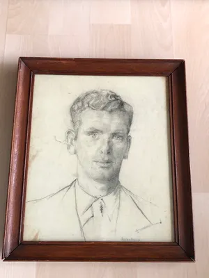 Albert Mulder - Albert BJ Mulder (1889-1987) - portret van een jonge man in kostuum kopen? Bied vanaf 35!