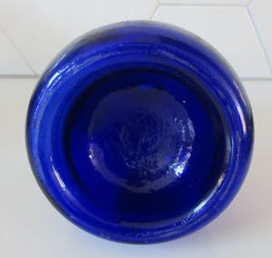 Holmegaard - Cobalt blauw Viking fles karaf ontwerp Ole Winther in 1955 kopen? Bied vanaf 36!